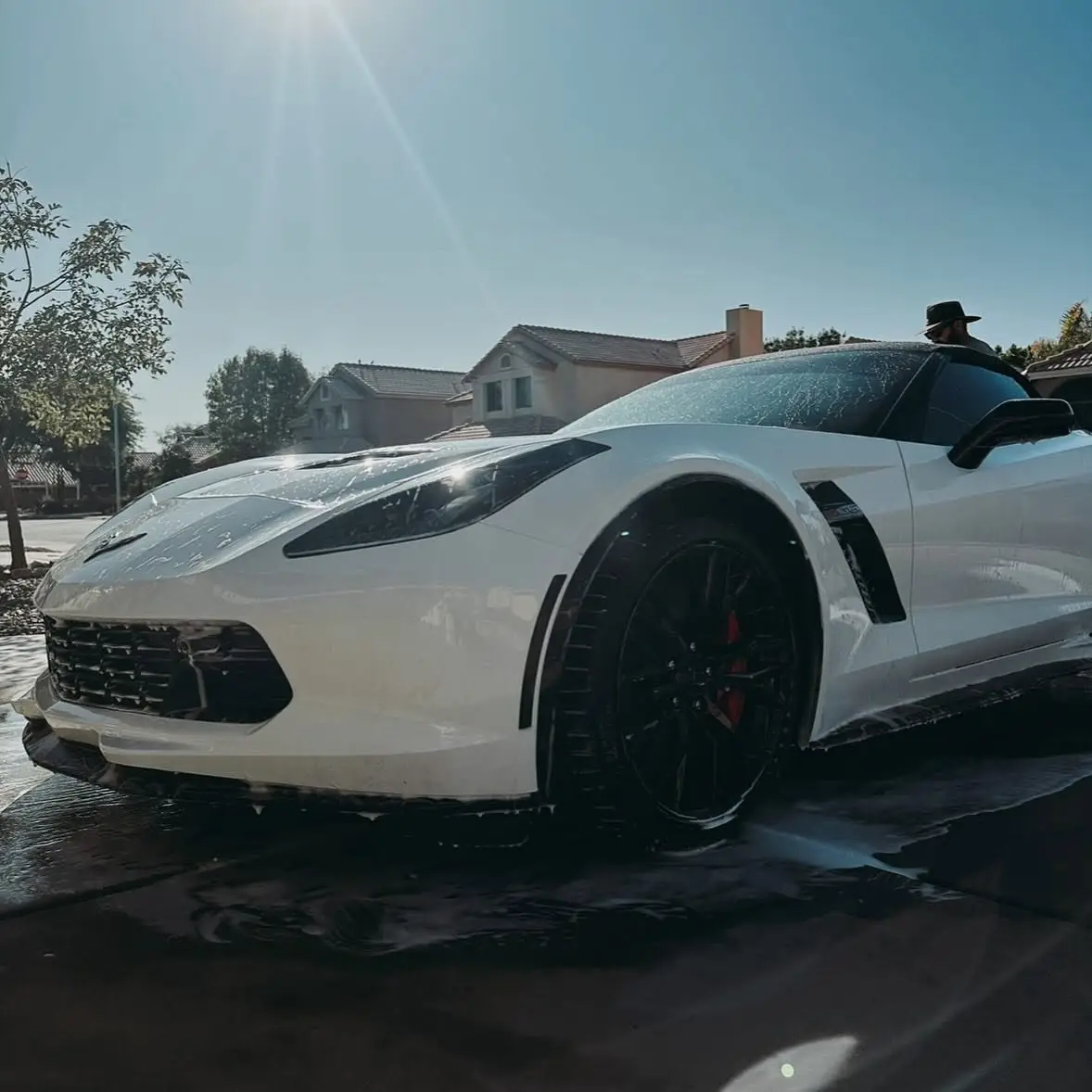 Protected, freshly detailed vehicle paint in Scottsdale, Arizona